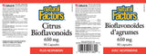 CITRUS BIOFLAVONOIDS 650 MG 90 CAPS NATURAL FACTORS