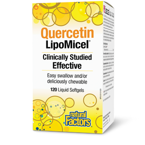 QUERCETIN LIPOMICEL 250 MG 120 GELS NATURAL FACTORS