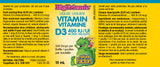 VITAMIN D3 BIG FRIENDS 400 IU 15 ML 500 DROPS NATURAL FACTORS