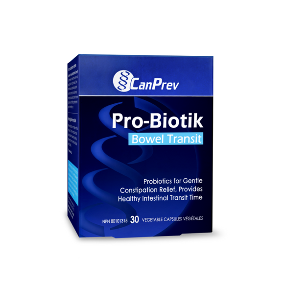 PRO-BIOTIK BOWEL TRANSIT 30 CAPS CANPREV