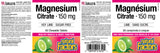 MAGNESIUM CITRATE KEY LIME 150 MG 60 TABS NATURAL FACTORS