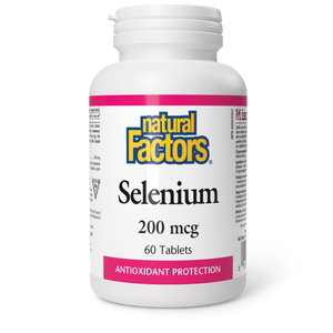 SELENIUM 200 MCG 60 TABS NATURAL FACTORS