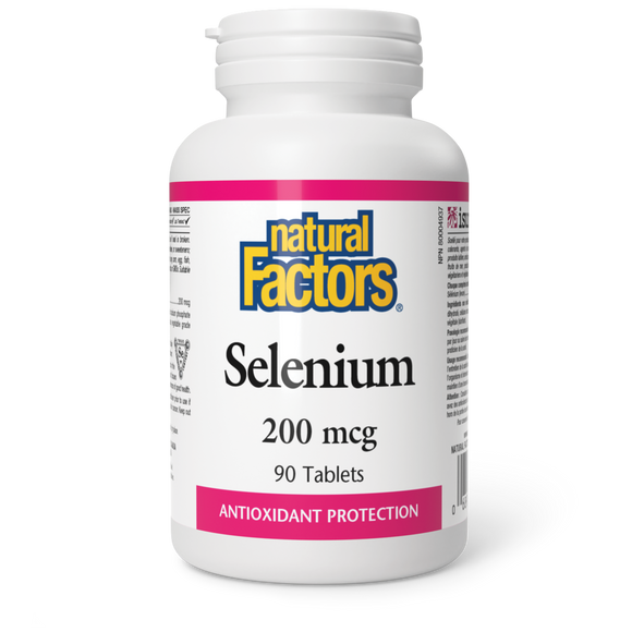 SELENIUM 200 MCG 90 TABS NATURAL FACTORS