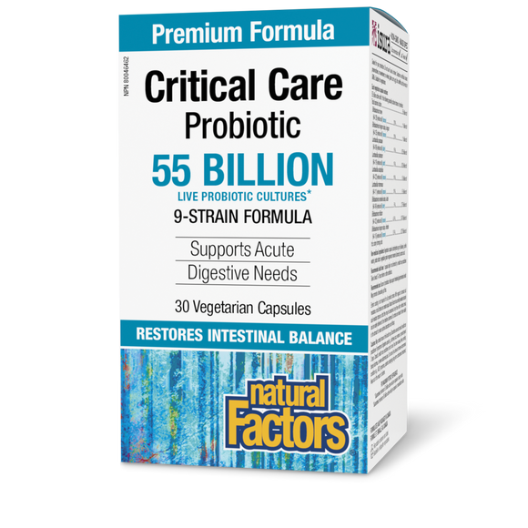 CRITICAL CARE PROBIOTIC 55 BILLION 30 CAPS NATURAL FACTORS