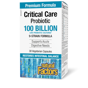 CRITICAL CARE PROBIOTIC 100 BILLION 30 CAPS NATURAL FACTORS