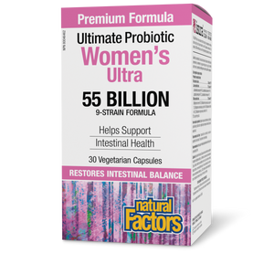 ULTIMATE PROBIOTIC WOMEN'S ULTRA 55 BILLION 30 CAPS NATURAL FACTORS