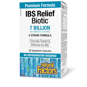 IBS RELIEF BIOTIC 7 BILLION 30 CAPS NATURAL FACTORS