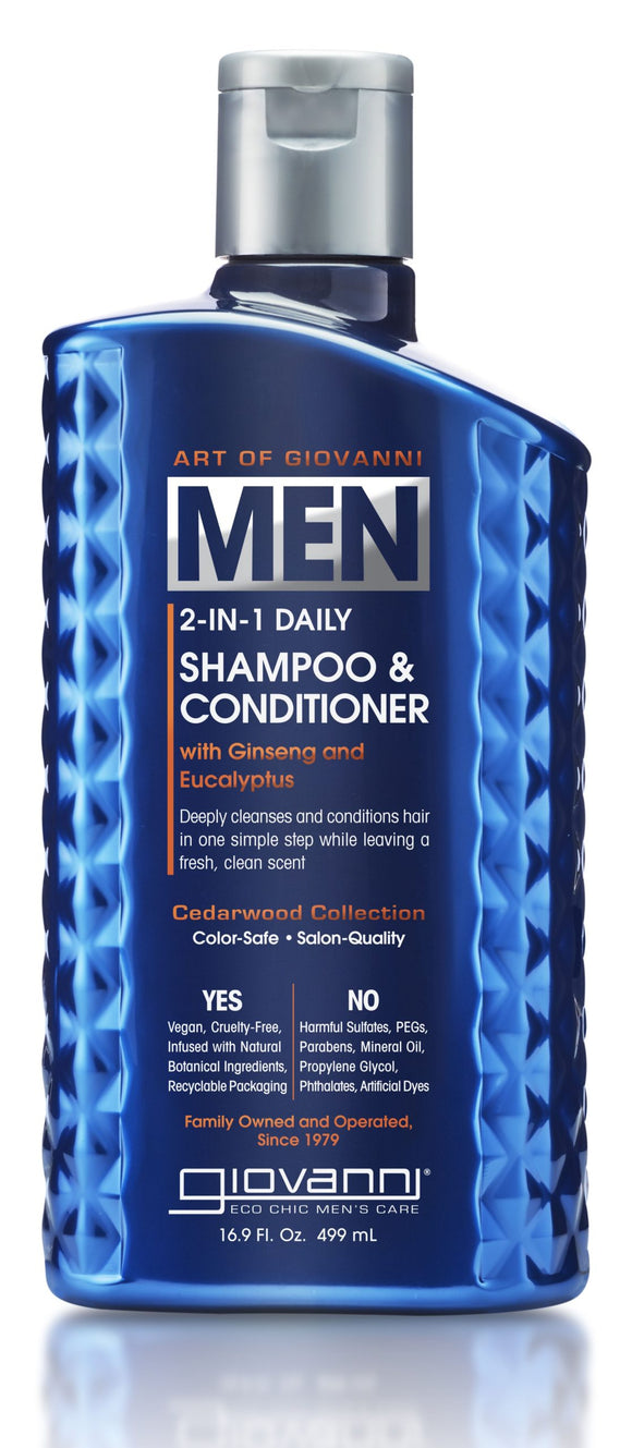 MEN 2-IN1 DAILY SHAMPOO & CONDITIONER 499 ML GIOVANNI