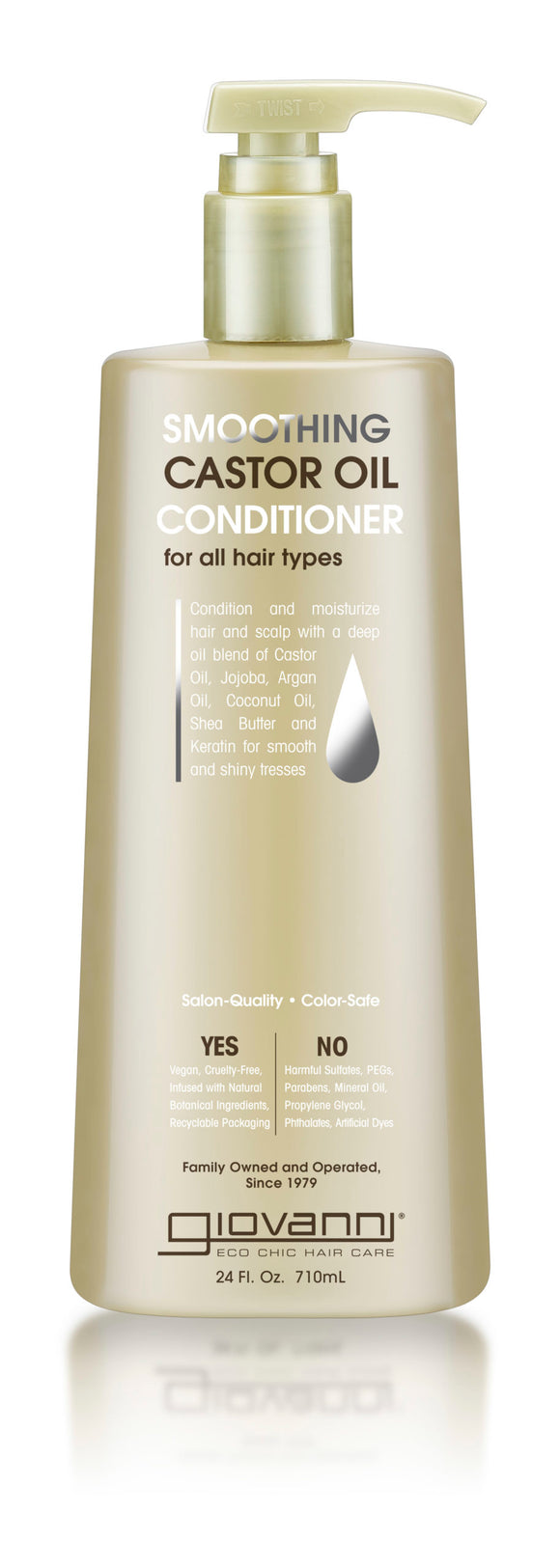 SMOOTHING CASTOR OIL CONDITIONER 710 ML GIOVANNI