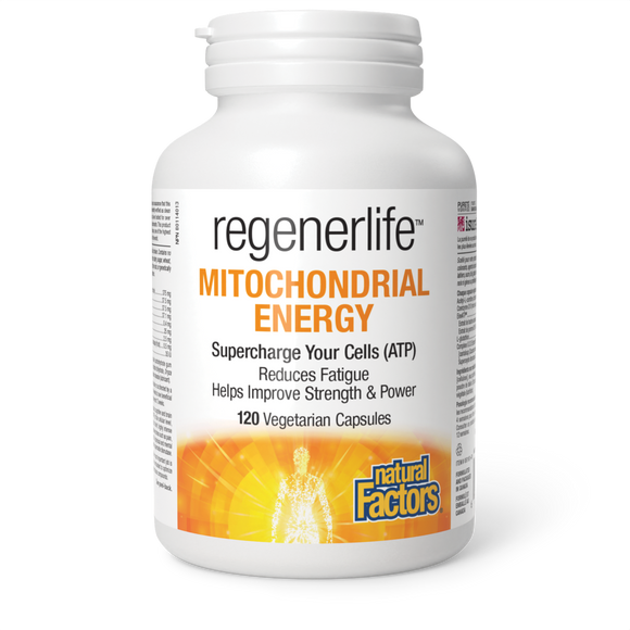 MITOCHONDRIAL ENERGY REGENERLIFE 120 CAPS NATURAL FACTORS