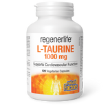 L-TAURINE 1000 MG 120 CAPS REGENERLIFE NATURAL FACTORS