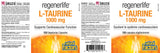 L-TAURINE 1000 MG 120 CAPS REGENERLIFE NATURAL FACTORS