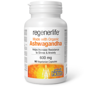 ASHWAGANDHA REGENERLIFE 600 MG 90 CAPS NATURAL FACTORS