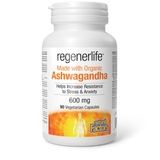 ASHWAGANDHA REGENERLIFE 600 MG 90 CAPS NATURAL FACTORS