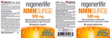 REGENERLIFE NMNSURGE 500 MG 30 CAPS NATURAL FACTORS