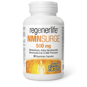 REGENERLIFE NMNSURGE 500 MG 30 CAPS NATURAL FACTORS