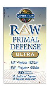 RAW PRIMAL DEFENSE ULTRA PROBIOTIC 30 CAPS GARDEN OF LIFE