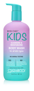 CLEANSING & MOISTURIZING BODY WASH KIDS ECO CHIC 487 ML GIOVANNI