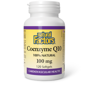 COENZYME Q10 100 MG 120 SOFTGELS NATURAL FACTORS