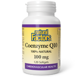 COENZYME Q10 100 MG 120 SOFTGELS NATURAL FACTORS