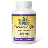 COENZYME Q10 200 MG 120 SOFTGELS NATURAL FACTORS