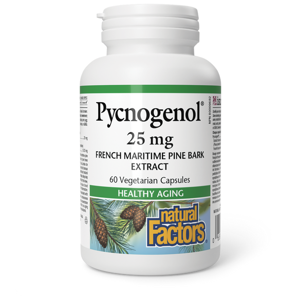 PYCNOGENOL 25 MG 60 CAPS NATURAL FACTORS