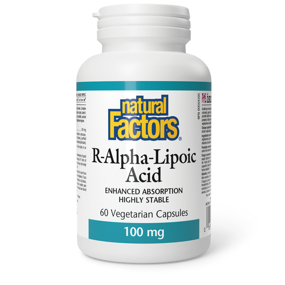 R ALPHA LIPOIC ACID 100 MG 60 CAPS NATURAL FACTORS