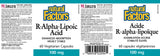 R ALPHA LIPOIC ACID 100 MG 60 CAPS NATURAL FACTORS