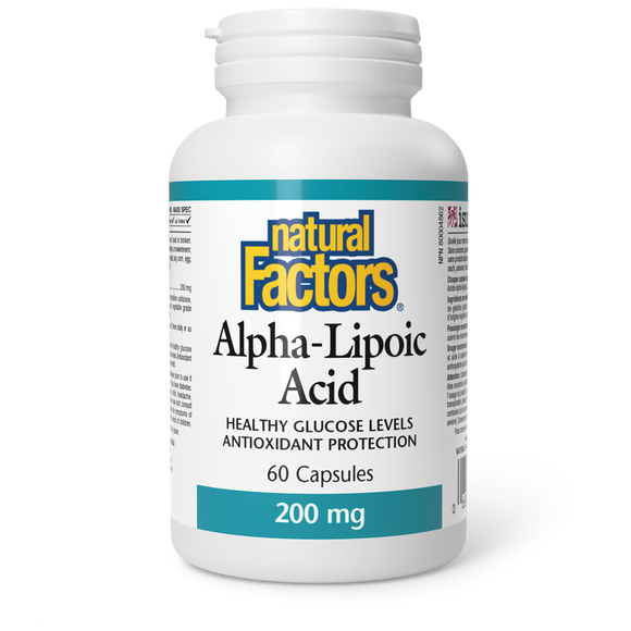 ALPHA LIPOIC ACID 200 MG 60 CAPS NATURAL FACTORS