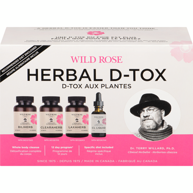 HERBAL D-TOX 12 DAY PROGRAM WILD ROSE