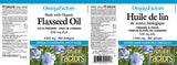 FLAXSEED OIL ORGANIC 1000 MG 180 SOFTGELS NATURAL FACTORS