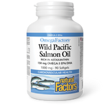 WILD PACIFIC SALMON OIL 1000 MG 90 CAPS NATURAL FACTORS