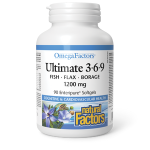 ULTIMATE 3∙6∙9 OMEGA FACTORS 90 CAPS NATURAL FACTORS