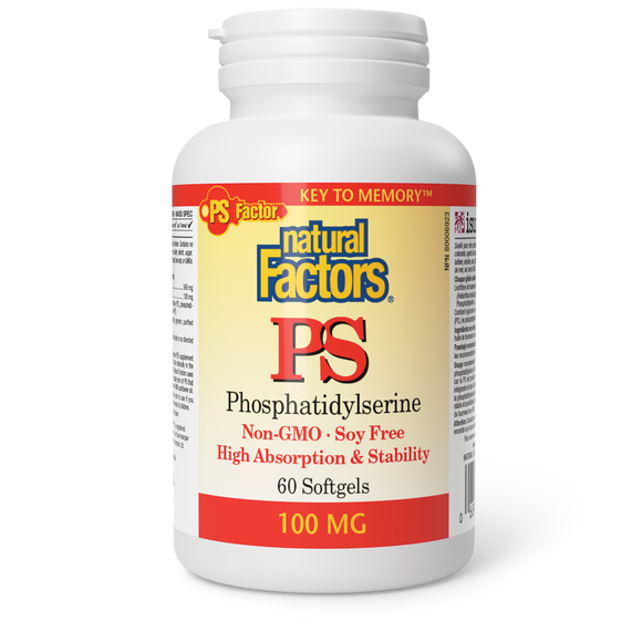 PS 100 MG 60 SOFTGELS NATURAL FACTORS