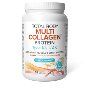 TOTAL BODY MULTI COLLAGEN PROTEIN UNFLAVOURED 267 G NATURAL FACTORS