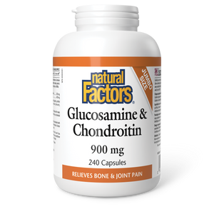 GLUCOSAMINE AND CHONDROITIN 900 MG 240 CAPS NATURAL FACTORS