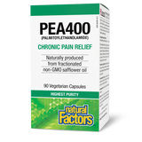 PEA400 CHRONIC PAIN RELIEF 90 VCAPS NATURAL FACTORS