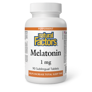 MELATONIN 1 MG 90 TABS NATURAL FACTORS