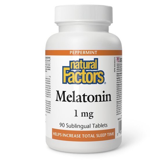 MELATONIN 1 MG 90 TABS NATURAL FACTORS