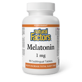 MELATONIN 1 MG 90 TABS NATURAL FACTORS