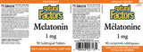 MELATONIN 1 MG 90 TABS NATURAL FACTORS