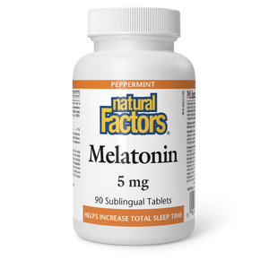 MELATONIN 5 MG 90 TABS NATURAL FACTORS