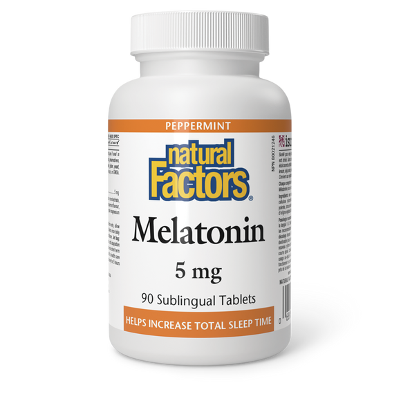 MELATONIN 5 MG 90 TABS NATURAL FACTORS