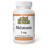 MELATONIN 5 MG 90 TABS NATURAL FACTORS