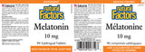 MELATONIN 10 MG 90 TABS NATURAL FACTORS