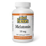 MELATONIN 10 MG 180 TABS NATURAL FACTORS