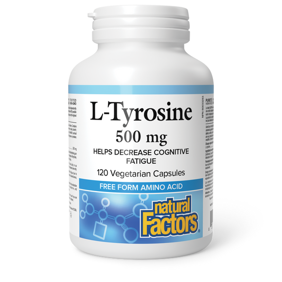 L-TYROSINE 500 MG 120 CAPS NATURAL FACTORS