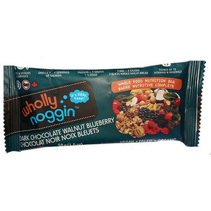 DARK CHOCOLATE WALNUT BLUEBERRY 50G WHOLLY NOGGIN