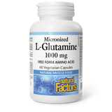 L-GLUTAMINE 1000 MG 60 VCAPS NATURAL FACTORS