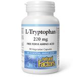 L-TRYPTOPHAN 220 MG 90 CAPS NATURAL FACTORS